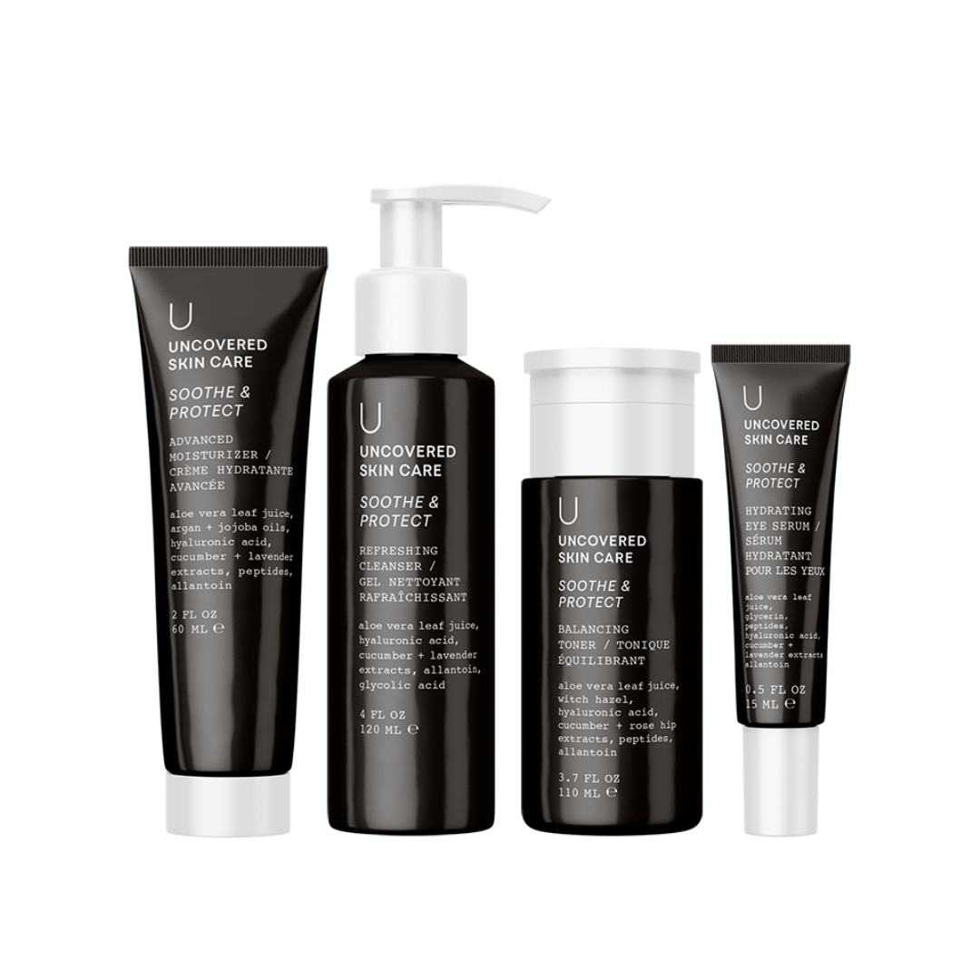 SOOTHE &amp; PROTECT DAILY SKIN ESSENTIALS KIT UNCOVERED 